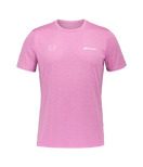 Camiseta Babolat Tripulação Rosa Logotipo Branco 2025 J.Lebron