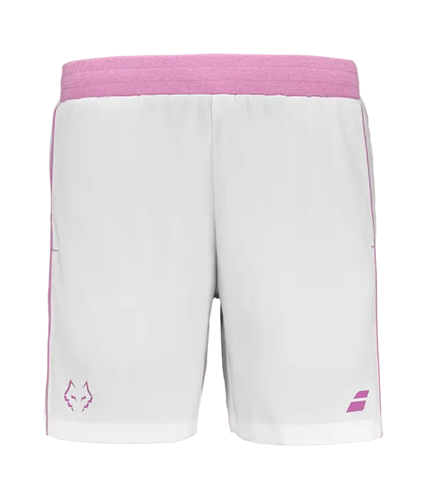 Pantalón Babolat Juan Lebrón Blanco/Rosa 2025