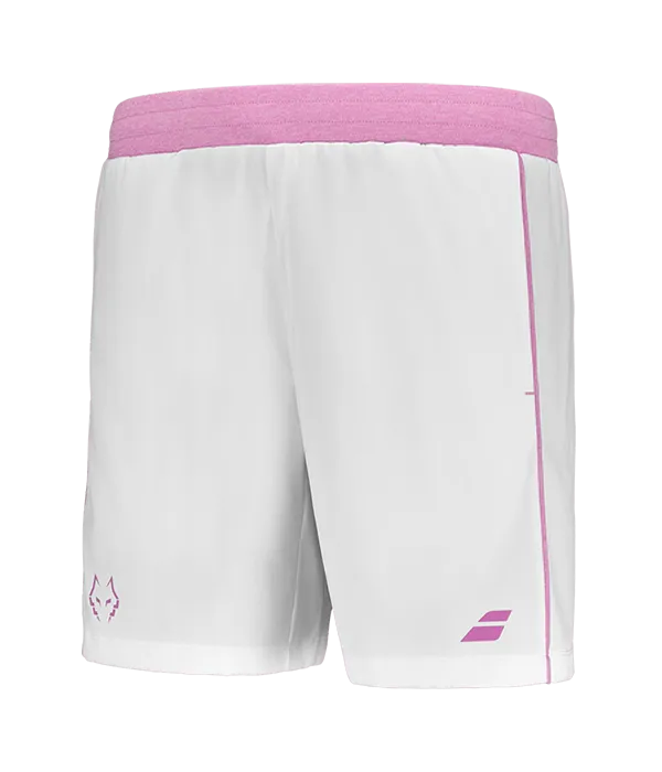 Pantalón Babolat Juan Lebrón Blanco/Rosa 2025