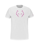 Camiseta Babolat Algodón Blanco/Rosa 2025 J. Lebrón
