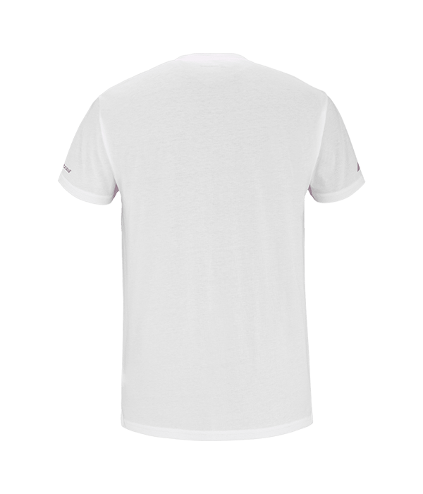 Camiseta Babolat Algodón  Juan Lebrón Blanco/Rosa 2025