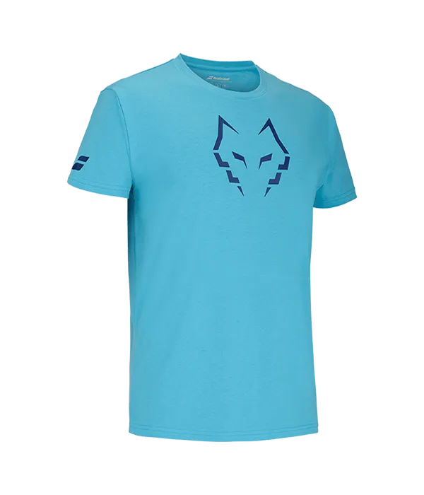 Camiseta Babolat Algodon Cyan 2025 J. Lebron