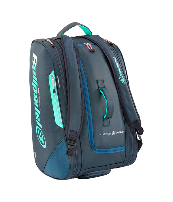 Paletero Bullpadel Navy/Turquoise Blue Performance 2024