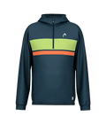 Sudadera HEAD TopSpin Navy/Verde 2025
