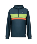 Sudadera HEAD TopSpin Navy/Verde 2025