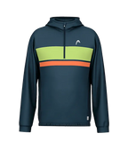 Sudadera HEAD TopSpin Navy/Verde 2025