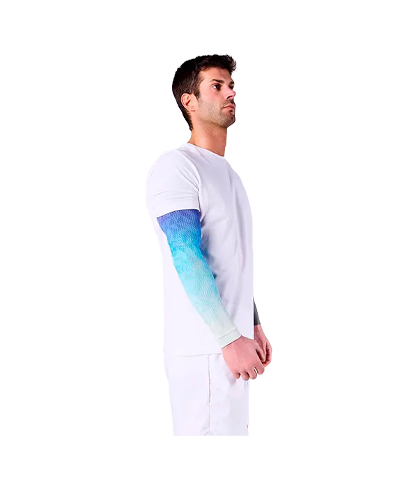 Mangas de Compresión Floky No Strain Fusion Light Blue