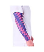 Mangas de Compresión Floky No Strain Fusion Purple-Fucsia