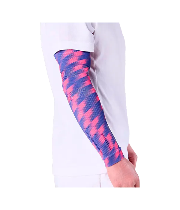 Mangas de Compresión Floky No Strain Fusion Purple-Fucsia