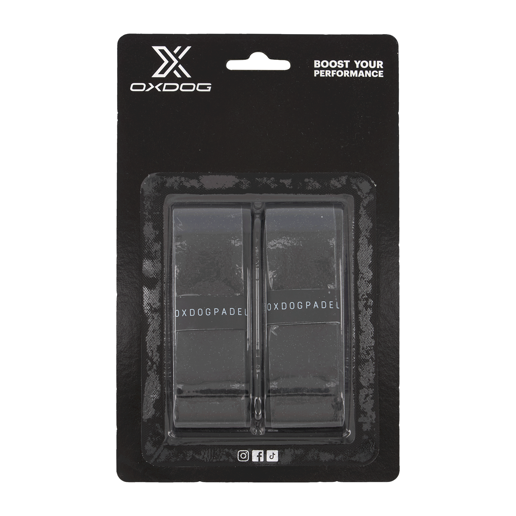 Griffband Oxdog Supertech Schwarz (Packung x2)