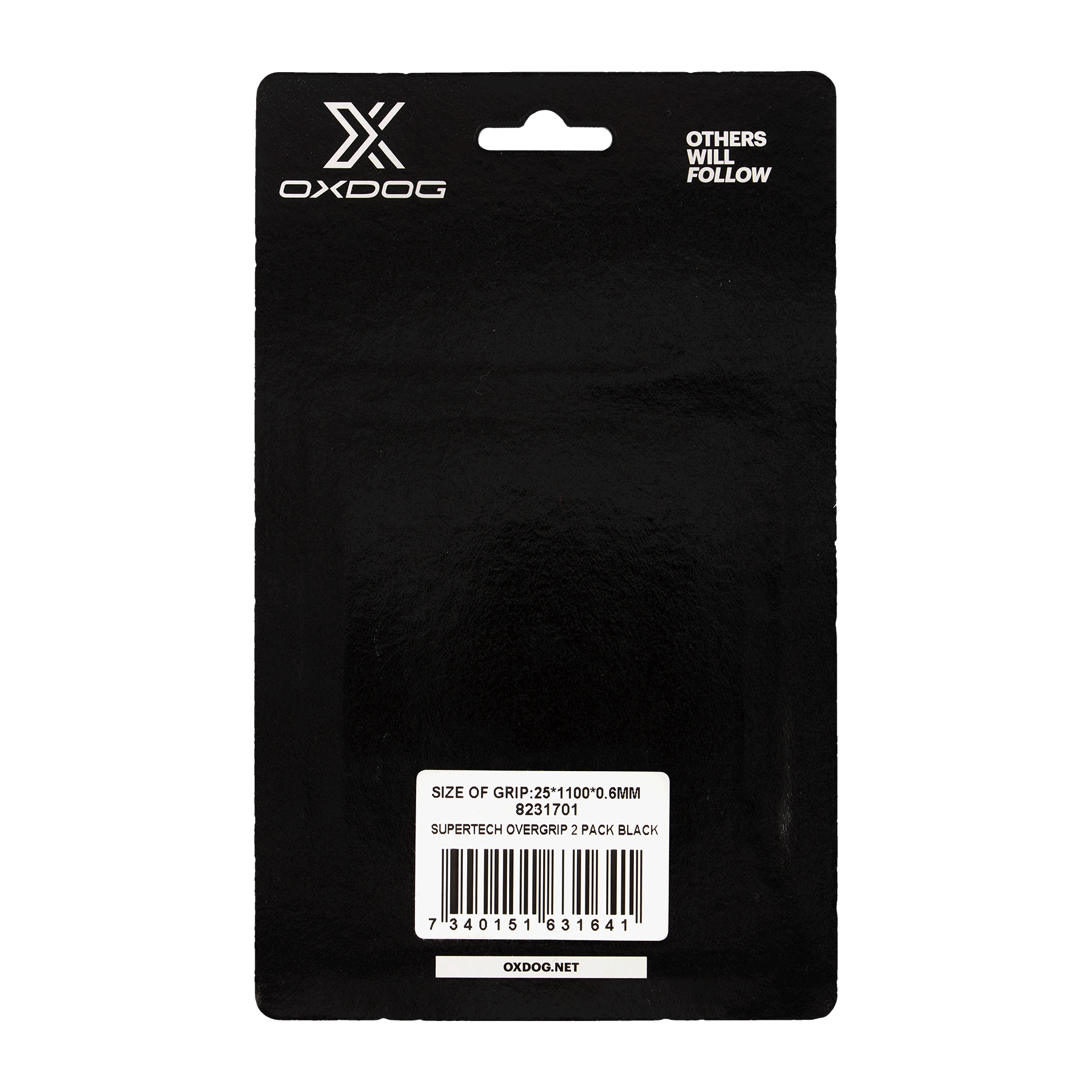 Griffband Oxdog Supertech Schwarz (Packung x2)
