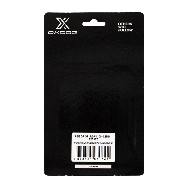 Overgrip Oxdog Supertecnologica Nero (Pacchetto x2)
