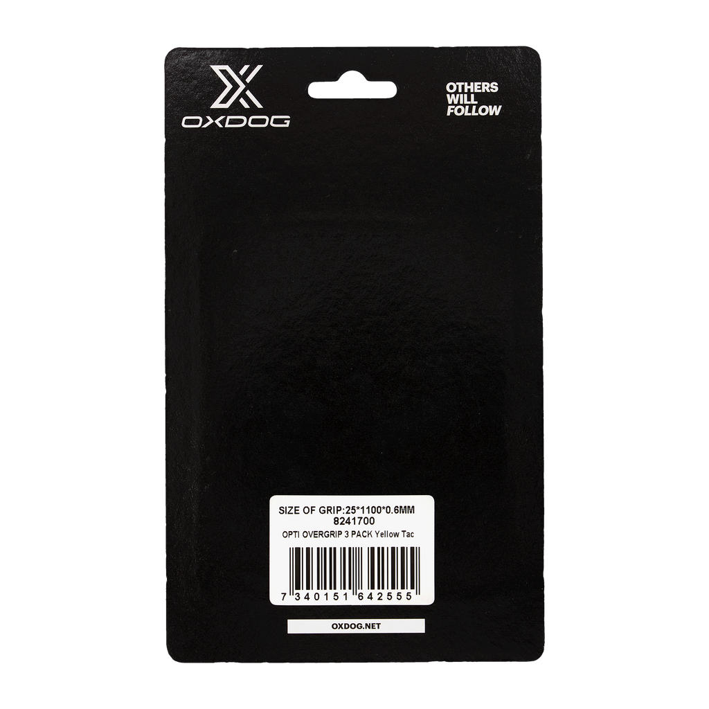 OptiOvergrip Oxdog Amarillo (Pack x3)