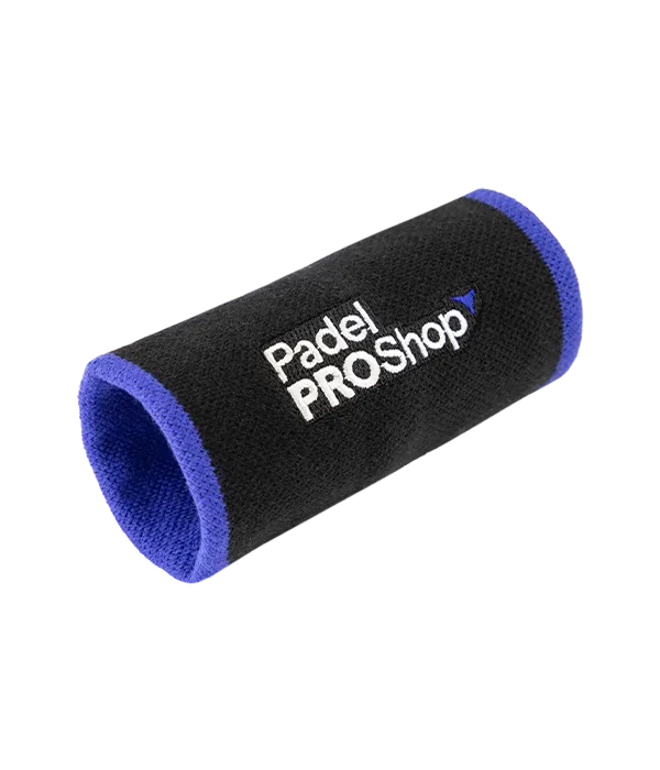 Muñequera Larga  PadelPROShop Negro/Azul