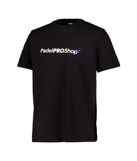 Camiseta de algodón PadelPROShop negra 