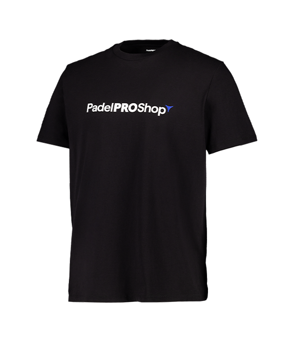 Camiseta de algodón PadelPROShop negra 