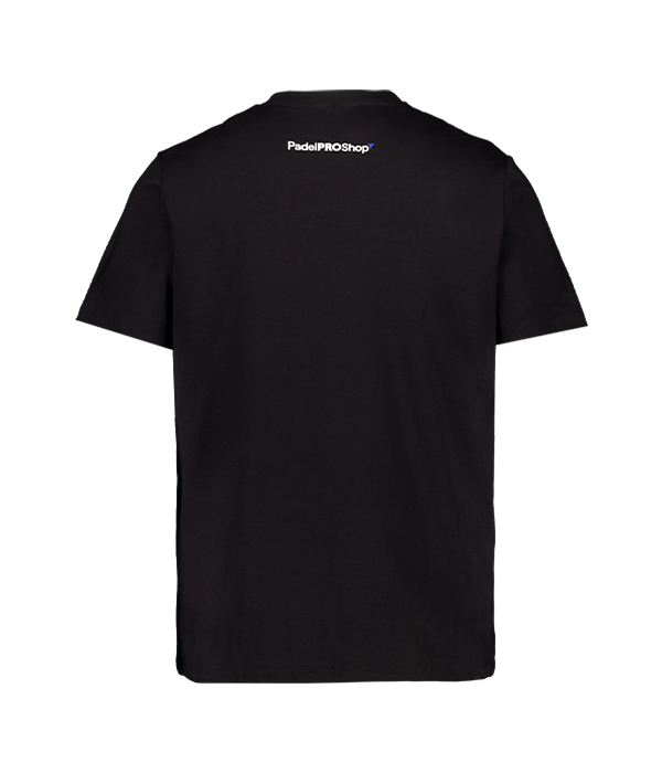 Camiseta de algodón PadelPROShop negra 