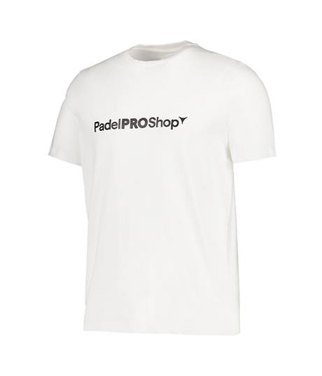 Camiseta de algodón PadelPROShop blanca 