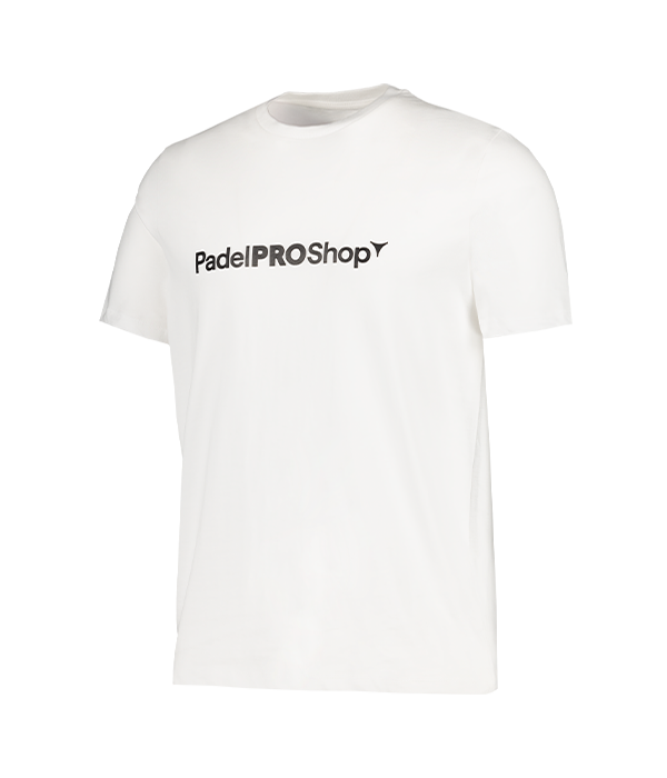 Camiseta de algodón PadelPROShop blanca 