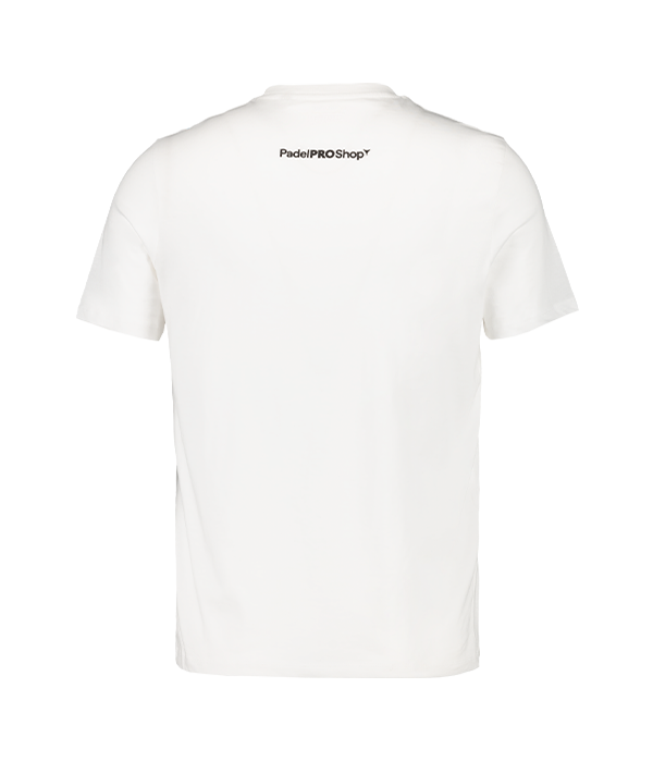 Camiseta de algodón PadelPROShop blanca 