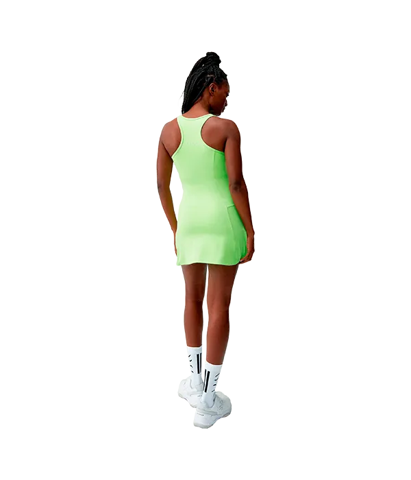 Vestido Born Living Yoga Volea Verde Lima