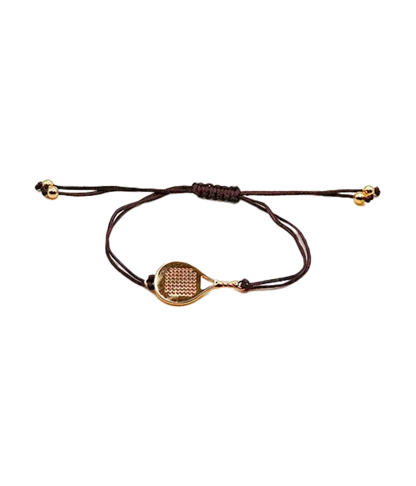 Pulsera VdP Macramé Pala en Oro