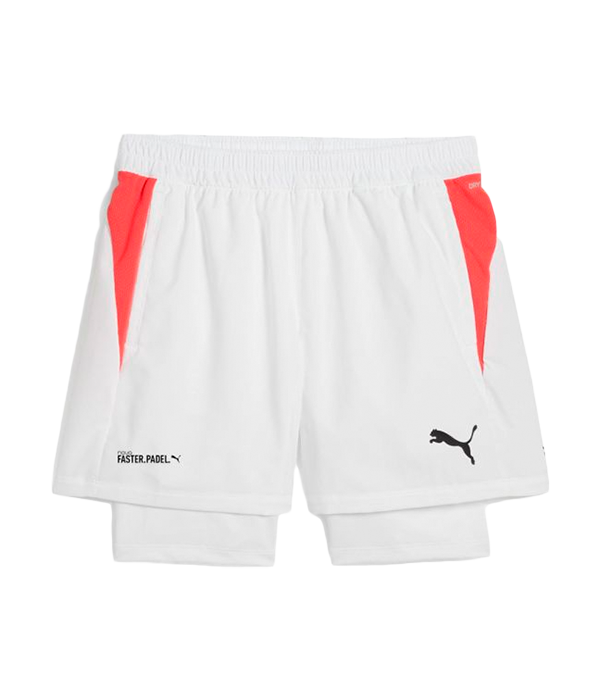 Puma TeamGoal White Shorts