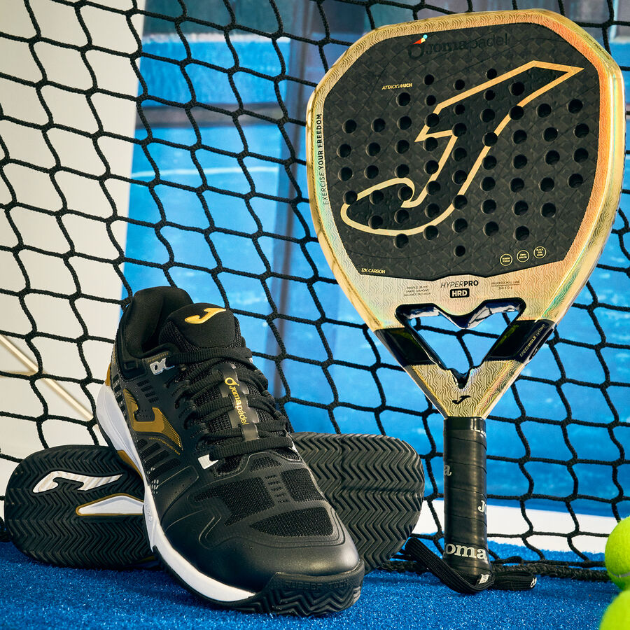 Joma Padel Shoes Slam Men Foot Shape 2501 Black 2026