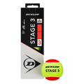 Bote de Pelotas Dunlop Stage 3 Rojo/Amarillo

