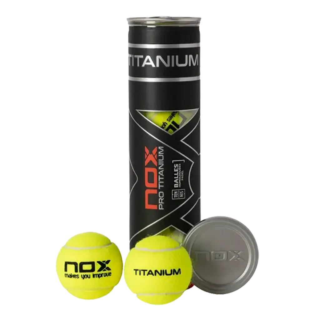 Bote de Pelotas Nox Pro Titanium (x4)

