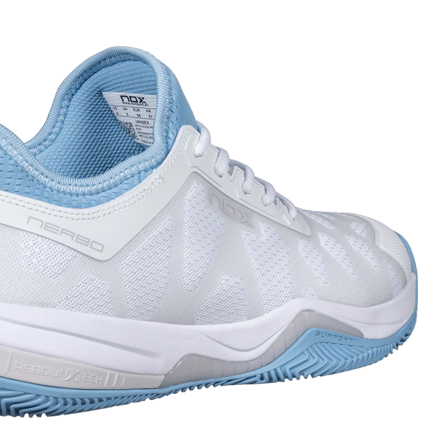 Padel Shoes Nox Nerbo White/Dusk Blue 2026