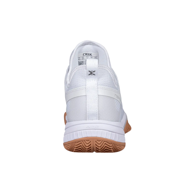 Chaussures de padel Nox Nerbo Blanc/Gomme Caoutchouc 2026