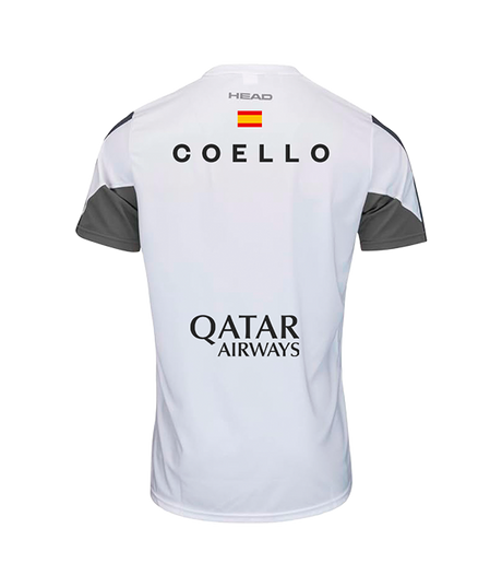 Head Arturo Coello Junior White T-shirt 2024