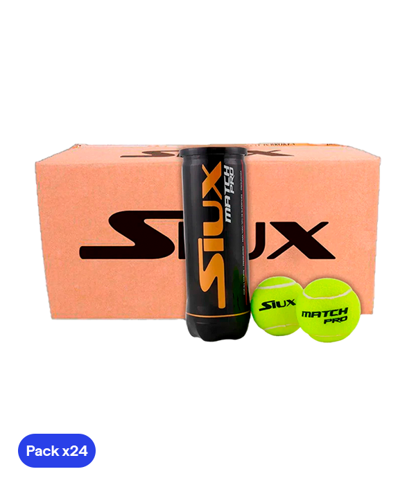 Cajón Pelotas Siux Match Pro (Pack x24)