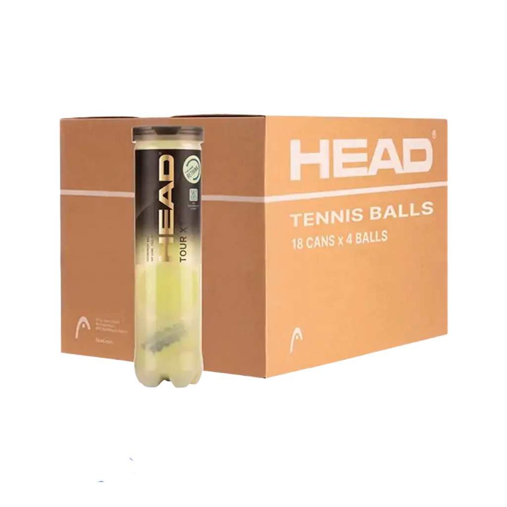 Cajón Pelotas Head Tour XT (x4) (Pack x18)