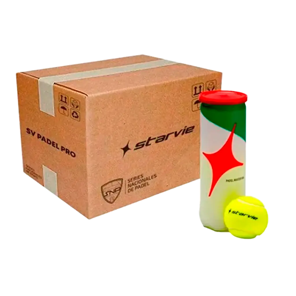 Cajón Pelotas Starvie Padel Master (Pack x24)