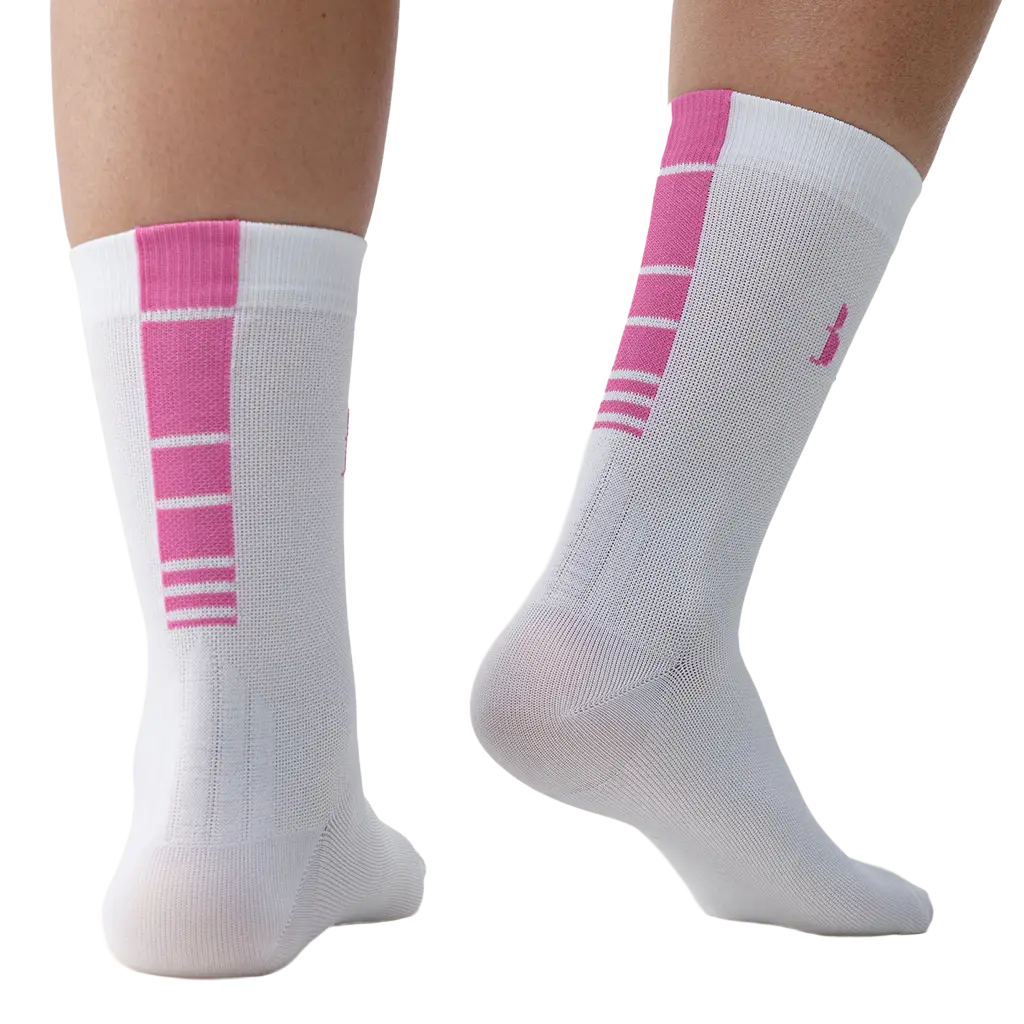 Chaussettes Born Living Yoga Acari Whitte/Fuxia