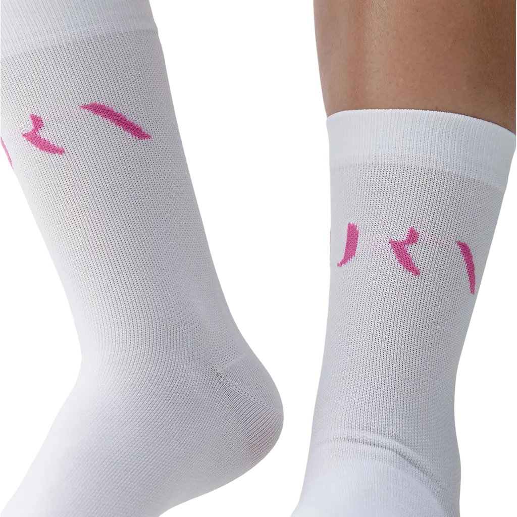 Chaussettes Born Living Yoga Acari Whitte/Fuxia