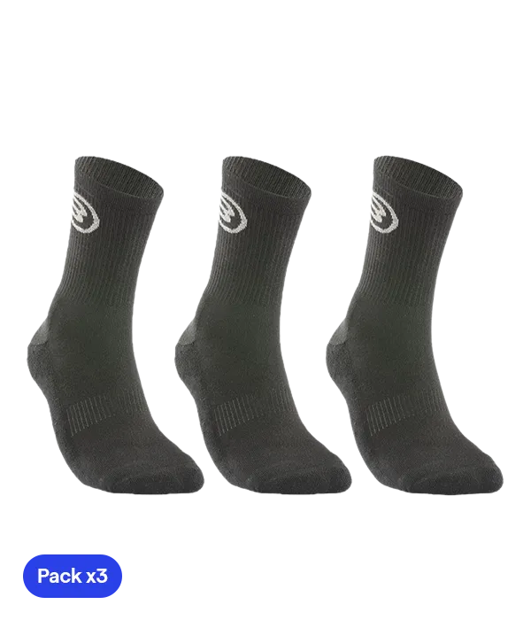 Calcetines Bullpadel BP252 Negros 2025