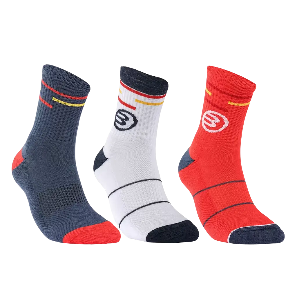 Meias Bullpadel BPFEP2501 Pacote 3 Pares 2027 Federação Espanhola