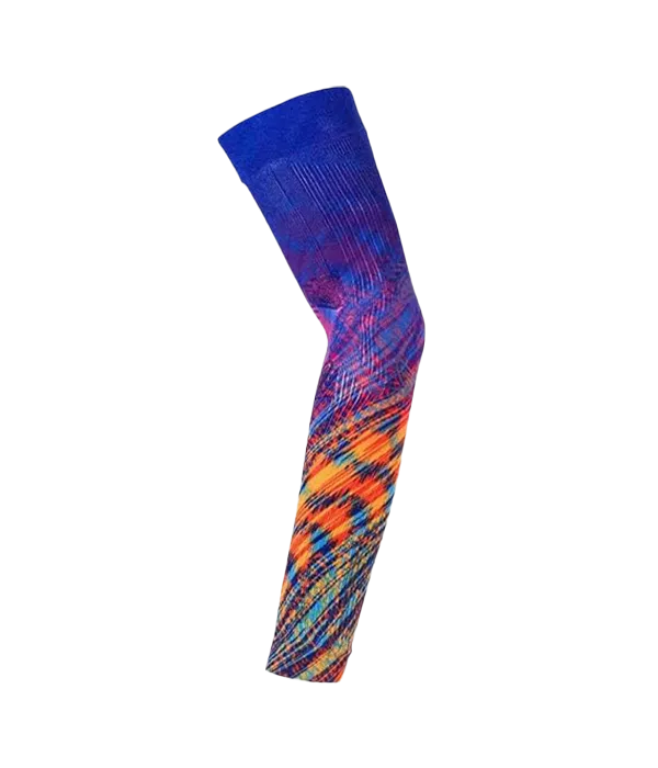 Manchon de compression Floky rivière Orange/Bleu