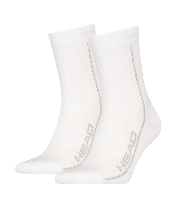 Calcetines HEAD Performance Crew Blanco (Pack x2)