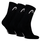 Socks Head Short Club Crew Black (Pack x3)
