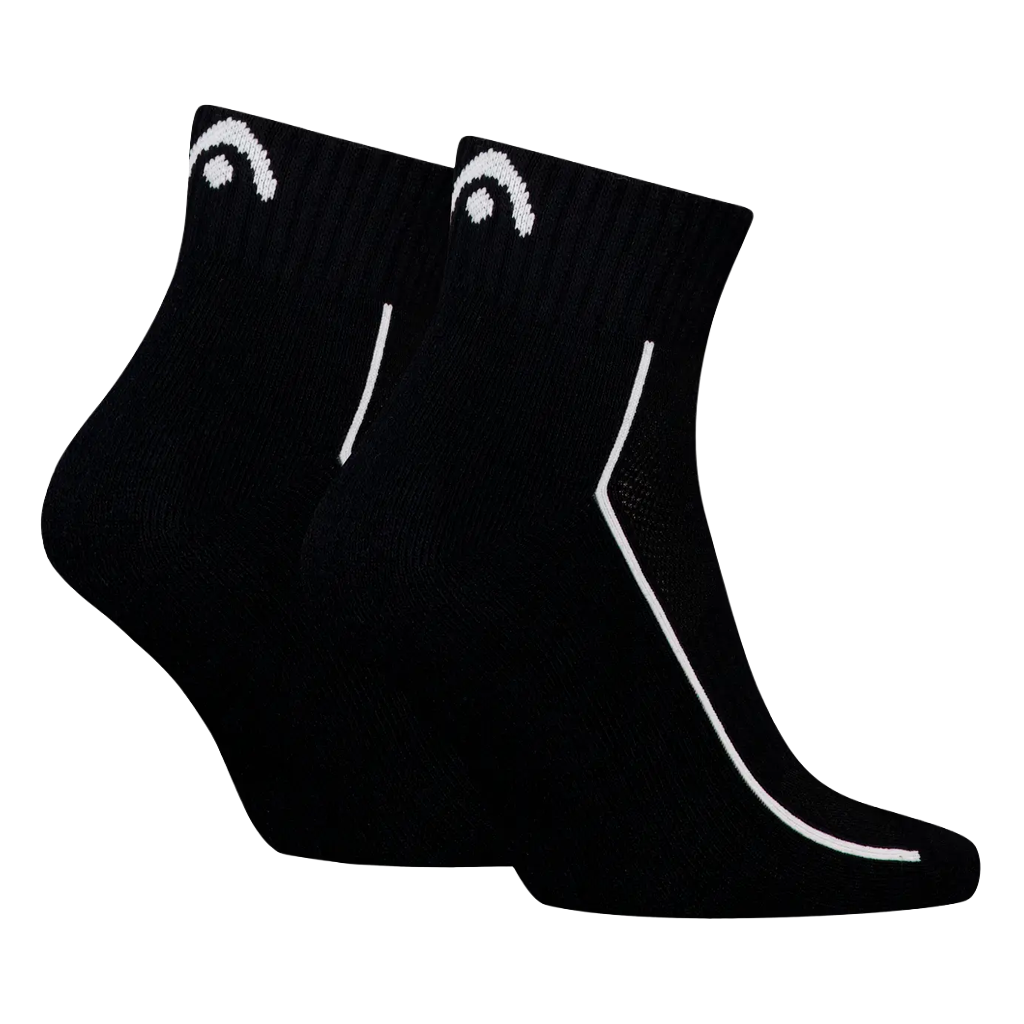 Chaussettes Head Performance Quarter Noir (Pack x2) 2026