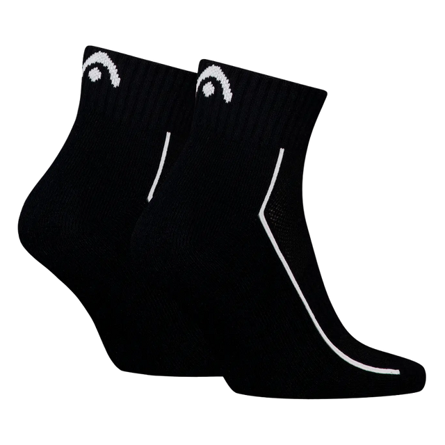 Socks Head Performance Quarter Black (Pack x2) 2026