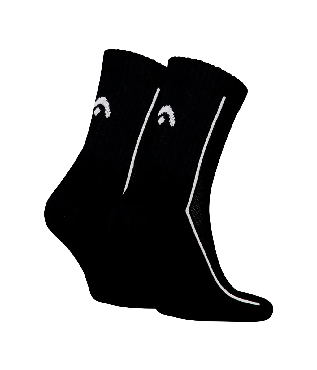 Chaussettes Head Performance Short Crew Noir (Pack x2) 2026