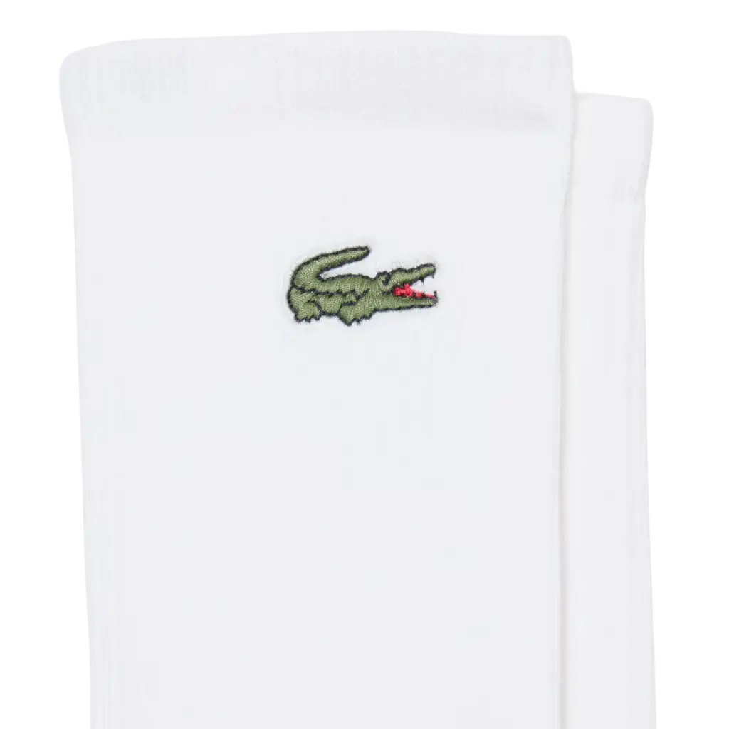 Meias Lacoste Algodão Canelado (Pack x3) 2026
