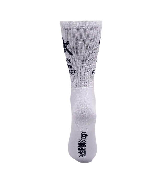 Chaussettes PadelPROShop Padel Team Gourmet Blanc 2025