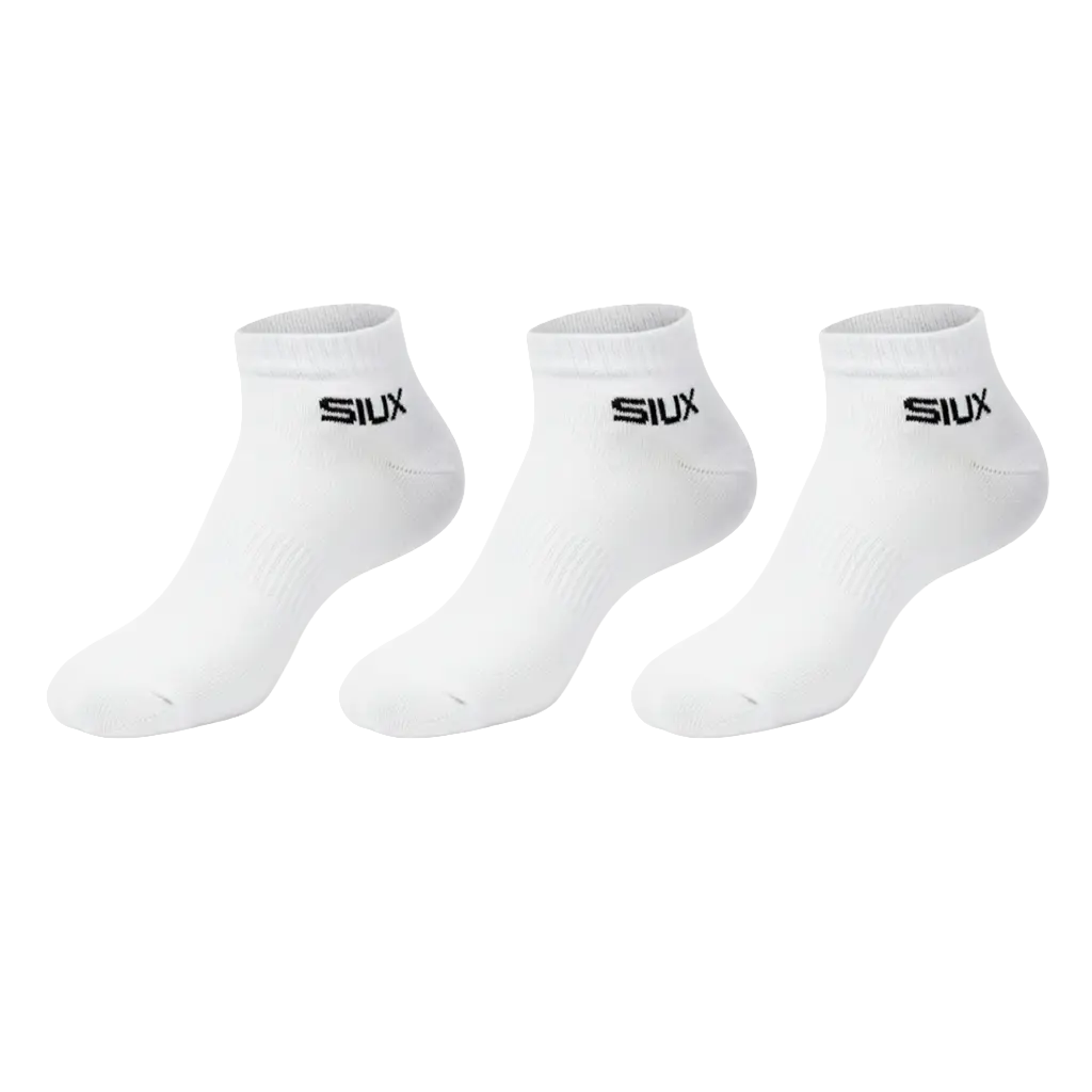 Calcetines Siux Basic Cortos 26 White (Pack x3)