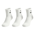 Calcetines Siux Basic Medios 26 White (Pack x3)